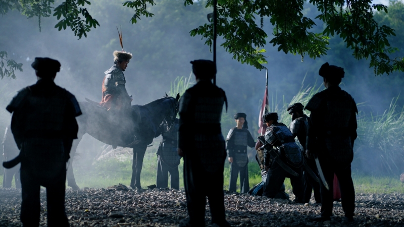 纪录片《唐崖土司城》覃鼎血战叛军历史场面还原。