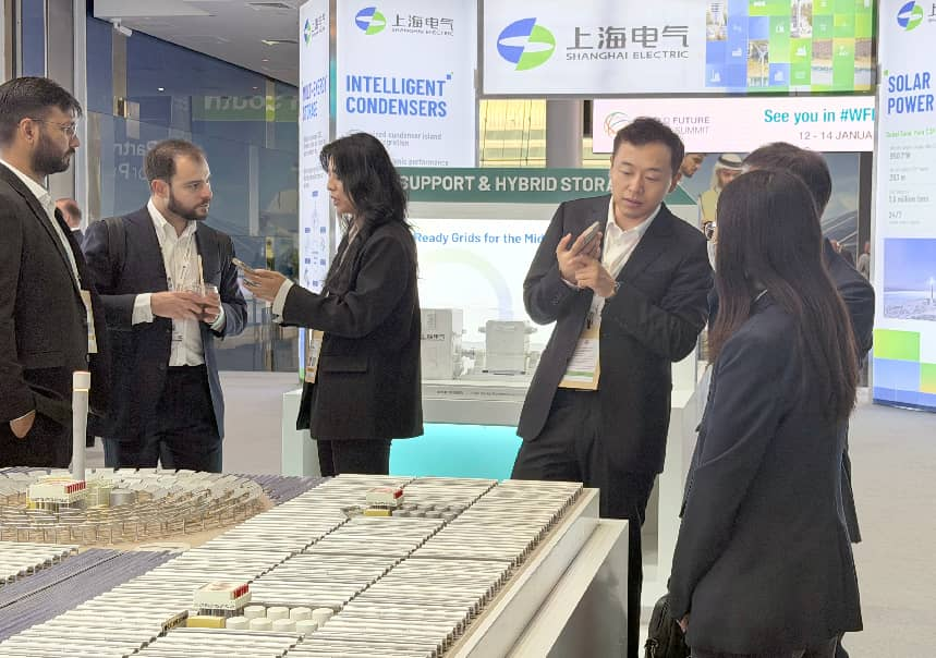 现场交流。上海电气供图