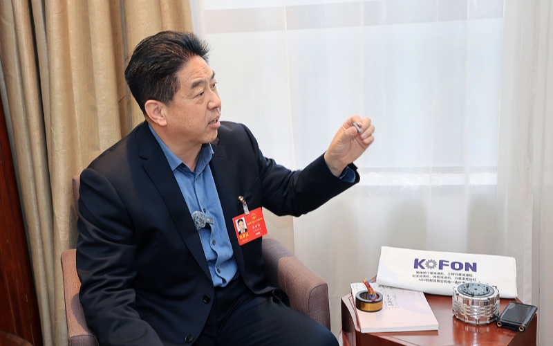 湖北省人大代表、湖北科峰智能传动股份有限公司董事长吴俊峰。