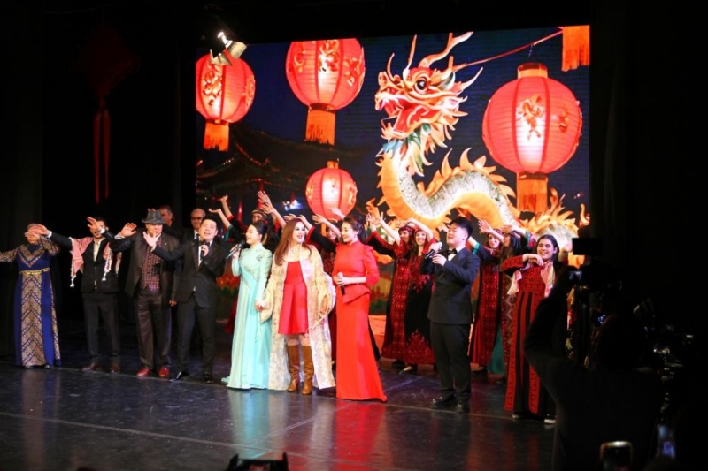 中约青年歌会开启2026约旦“欢乐春节”系列活动，纳达尔·达乌德摄