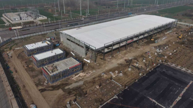 太蓝固态电池项目。潜江市委宣传部供图