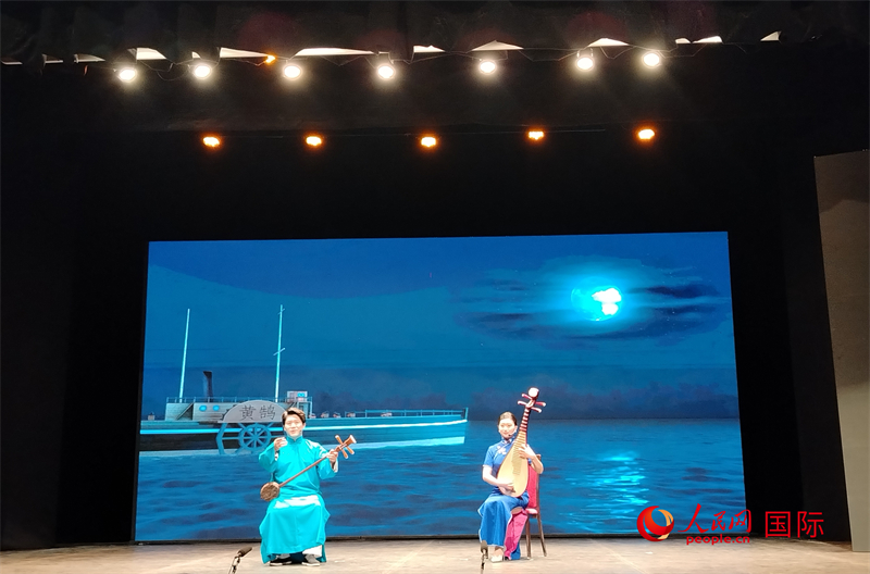 图为演出活动现场。人民网记者 沈小晓摄